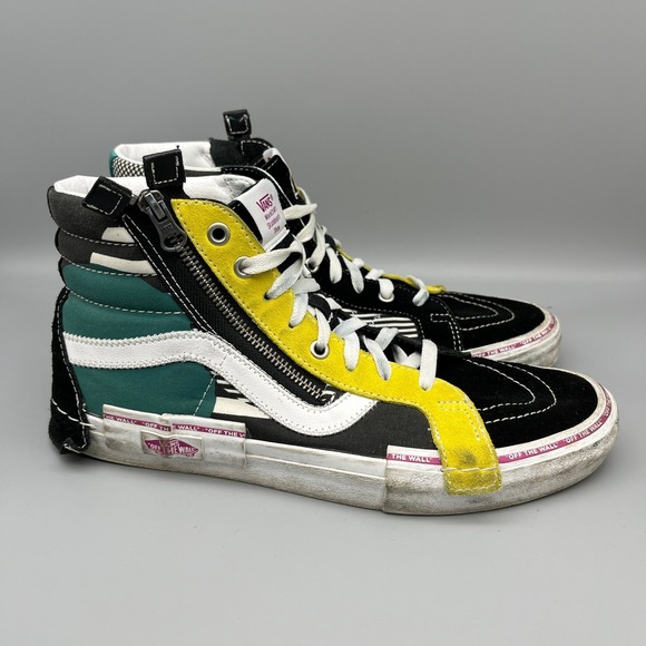 Vans Sk8 Hi Reissue Cntage Style, Eco Friendly, Cotton, Twill, Drawst 10 Mens - Picture 3 of 12